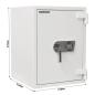 Preview: Rottner feuersicherer Wertschutzschrank EN2 Diamant Fire Premium PO65 Elektronikschloss T05911